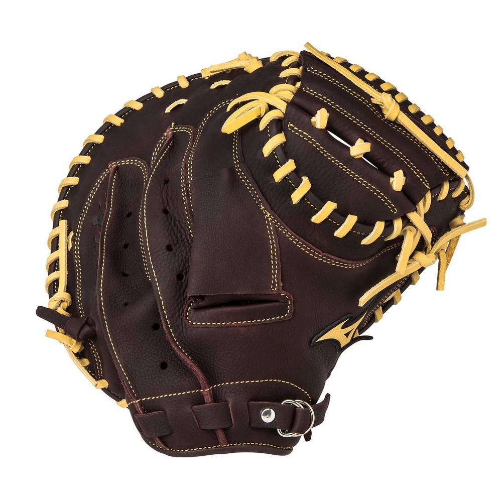 Mizuno Franchise Series 33.5" Férfi Catchers Mitt Kávé/Titán PCK624510